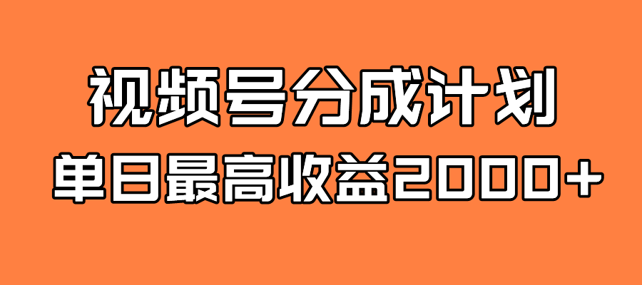 （7557期）全新蓝海 视频号掘金计划 日入2000+ - 首创网