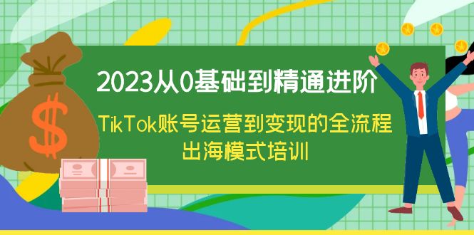 （6299期）2023从0基础到精通进阶，TikTok账号运营到变现的全流程出海模式培训 - 首创网