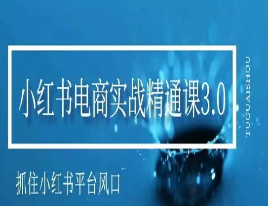 小红书电商实战精通课3.0，抓住小红书平台的风口，不错过有一个赚钱的机会 - 首创网