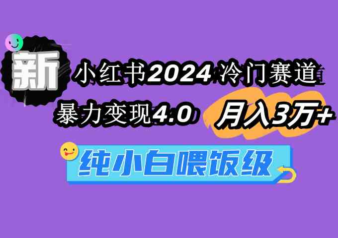 （9133期）小红书2024冷门赛道 月入3万+ 暴力变现4.0 纯小白喂饭级 - 首创网