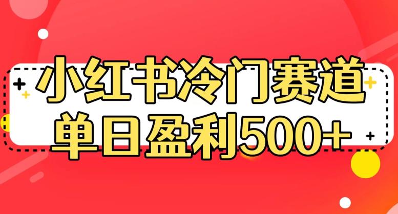 小红书冷门赛道，单日盈利500+【揭秘】 - 首创网