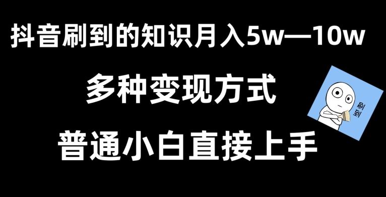 抖音刷到的知识，每天只需2小时，日入2000+，暴力变现，普通小白直接上手【揭秘】 - 首创网