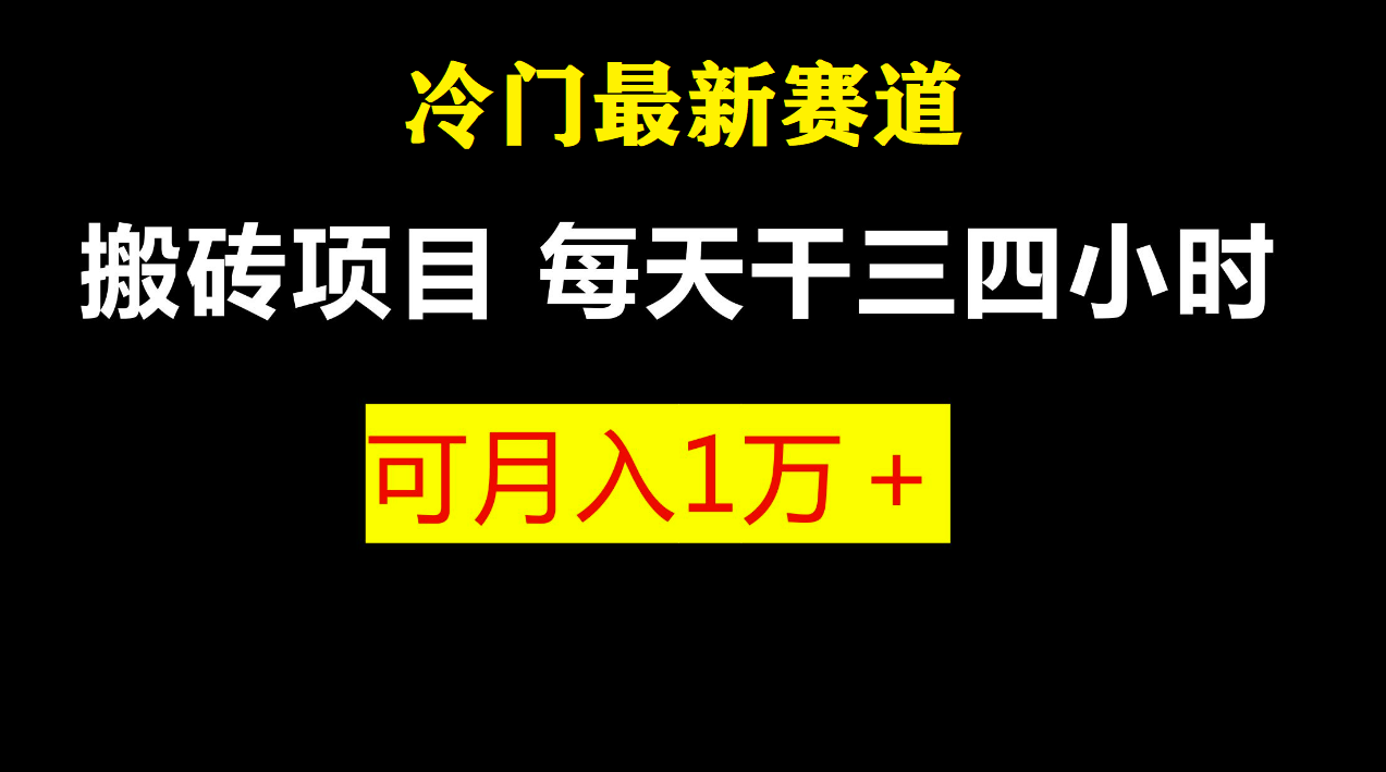 （6647期）最新冷门游戏搬砖项目，小白零基础也可以月入过万（附教程+软件） - 首创网