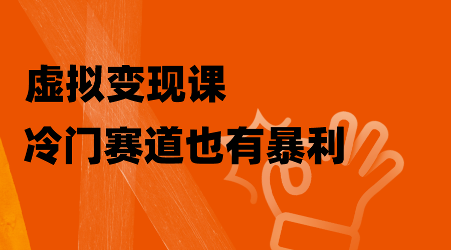 （8219期）虚拟变现课，冷门赛道也有暴利，手把手教你玩转冷门私域 - 首创网